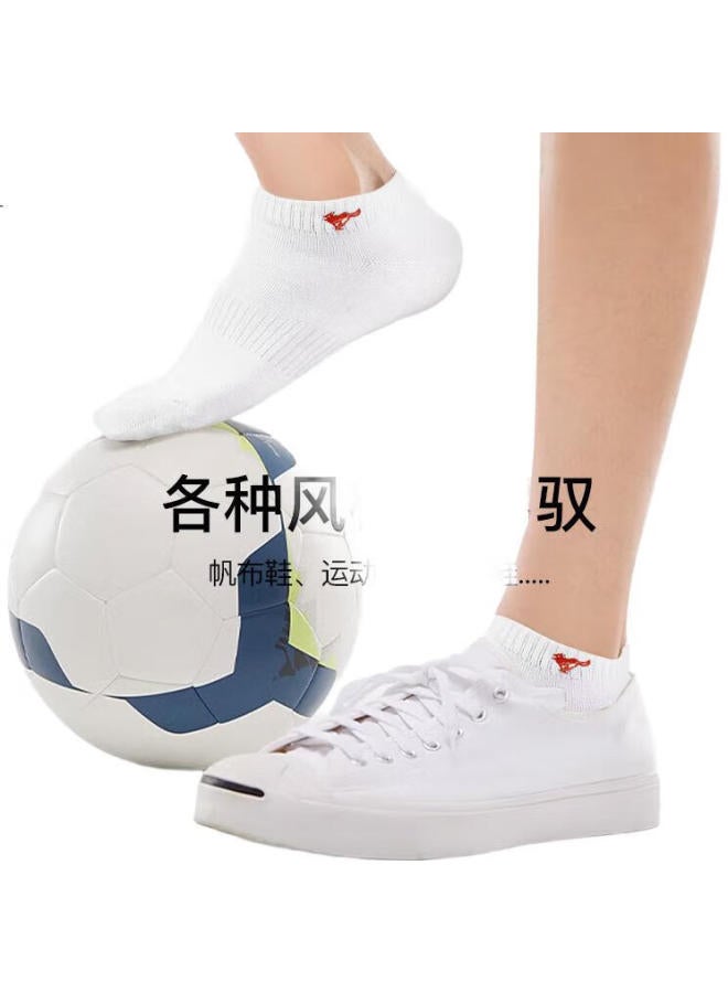 Septwolves Men'S Socks Boat Socks Summer Dark Short Tube Cotton Socks 7A Antibacterial Breathable Low-Cut Running Sports Socks Invisible Socks - Image 2