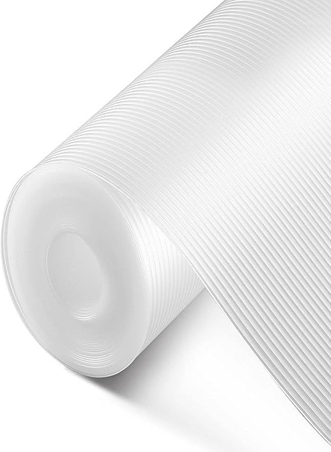 ElastPro Ethylene Vinyl Acetate 45 cm X 5 m Transparent Food Grade EVA Anti Slip Washable MatSheet for Fridge, Kitchen, Drawer, Shelf Liner, Table (Line Texture, Natural White) - Image 2