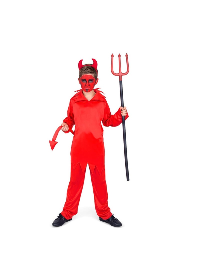 ماد كاستومز زي الشيطان الأحمر للأطفال (كبير) - Image 2