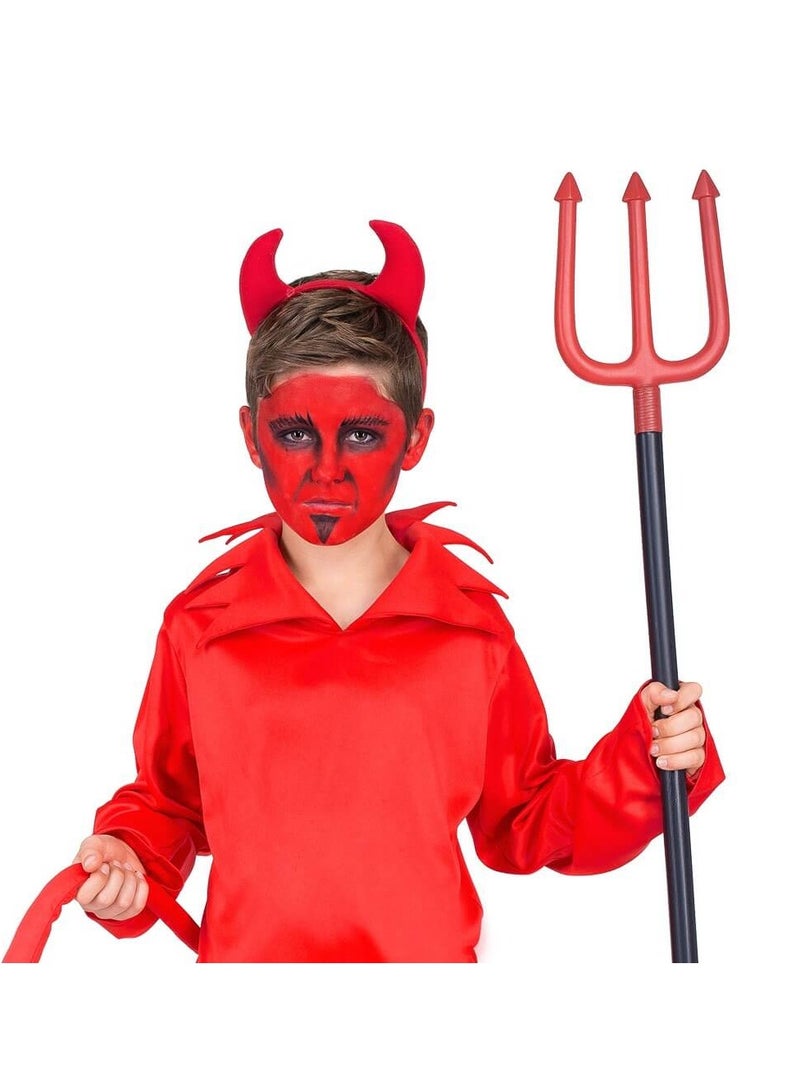 ماد كاستومز زي الشيطان الأحمر للأطفال (كبير) - Image 3