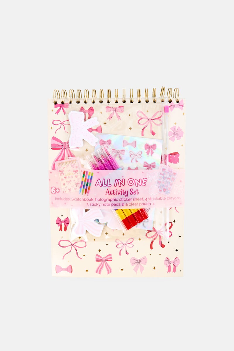 VOTUM 10 Pcs All In One Sketchbook Activity Set, Multicolor - Image 1