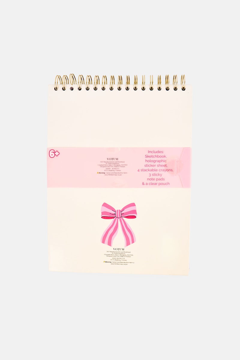 VOTUM 10 Pcs All In One Sketchbook Activity Set, Multicolor - Image 4