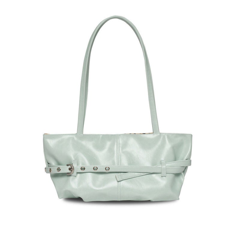 OTIE Women's Tote Bag Mint Green Leopard Print - Image 2