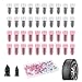 VKQTS 40PCS Tire Plug Kit Rubber Carbon SteelBig Small SelfTapping Screw in Tire Plugs Kit for Vacuum Tires RepairingTires Repair Screws Kits for CarsSUVsTrucksMotorcycles - Image 2