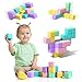Asago Magnetic Blocks for Toddlers 134in Macaron Magnetic Building Cubes for Kids Ages 13 Stem Preschool Stack Construction Educational Toys for 3 Years Old Boys Girls - Image 2