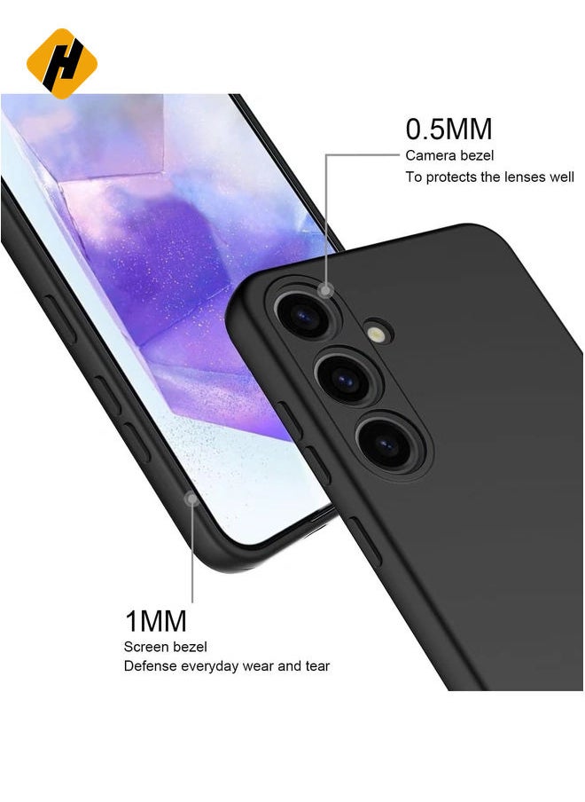 HuHa - Case Compatible with Samsung Galaxy A15, Silicone Fit Anti Scratch Galaxy A15 Cover Inside Microfiber Lining Shockproof Protective - Image 1