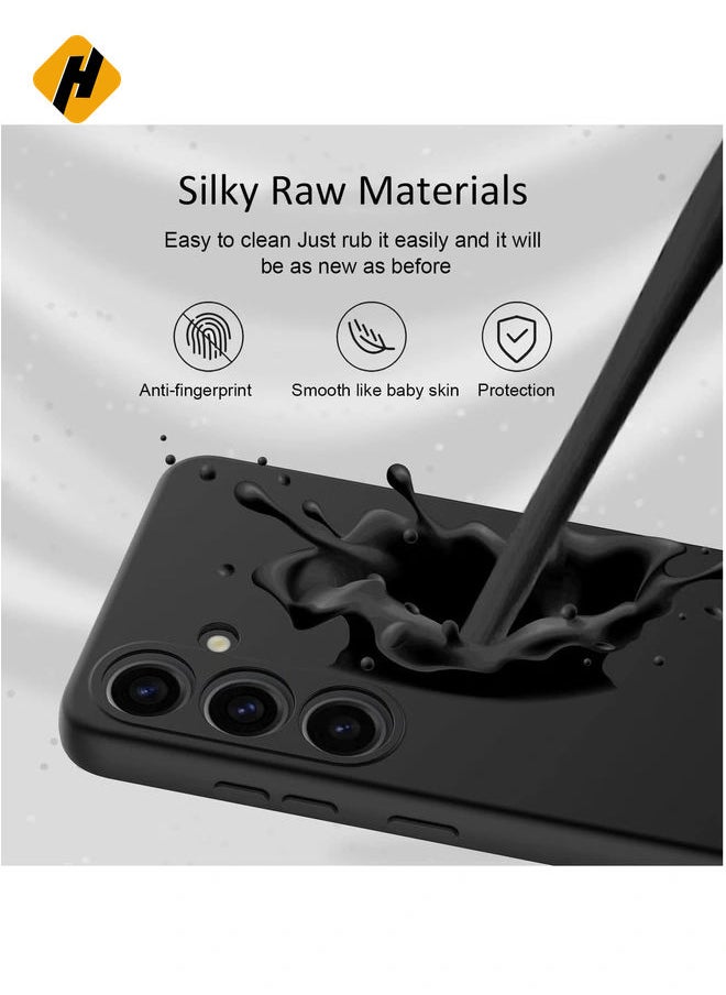 HuHa - Case Compatible with Samsung Galaxy A15, Silicone Fit Anti Scratch Galaxy A15 Cover Inside Microfiber Lining Shockproof Protective - Image 1