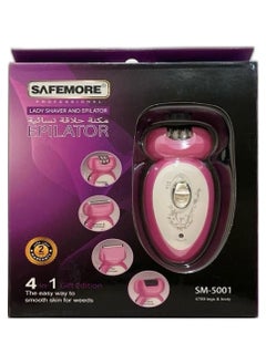 Safemore 4 in 1 Women's Hair Removal Machine Electric Shaver Epilator 