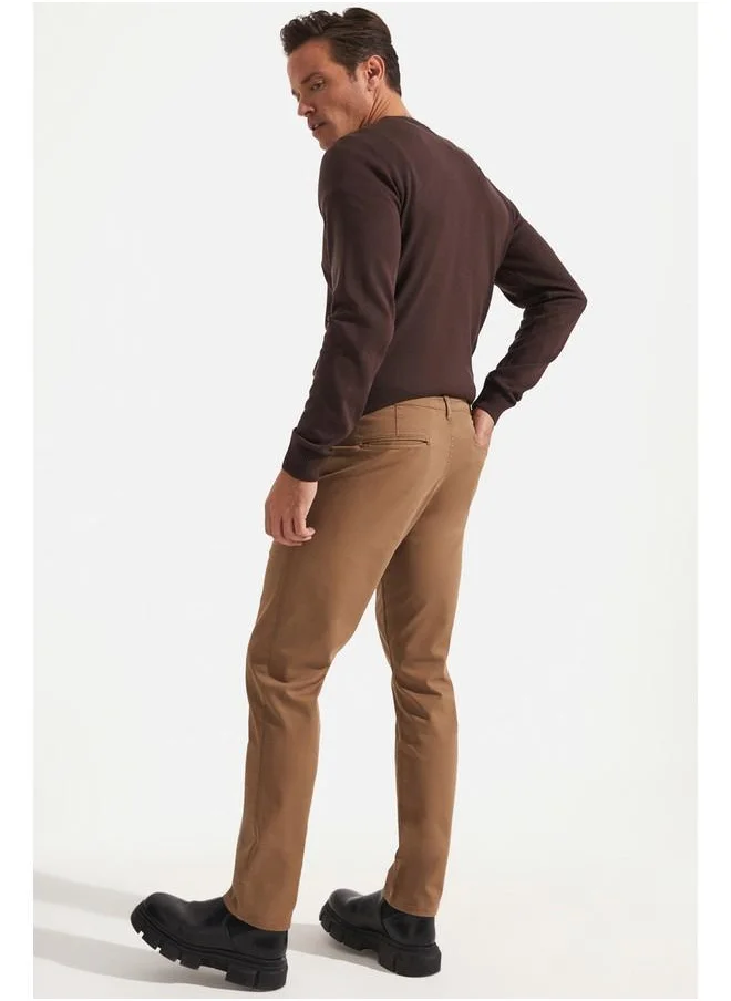 جون June Men Regular Fit Chino Trouser Tan