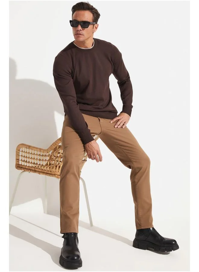 جون June Men Regular Fit Chino Trouser Tan