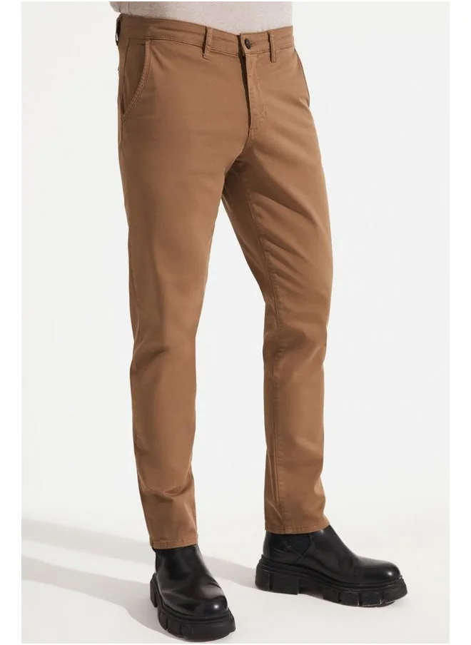 جون June Men Regular Fit Chino Trouser Tan