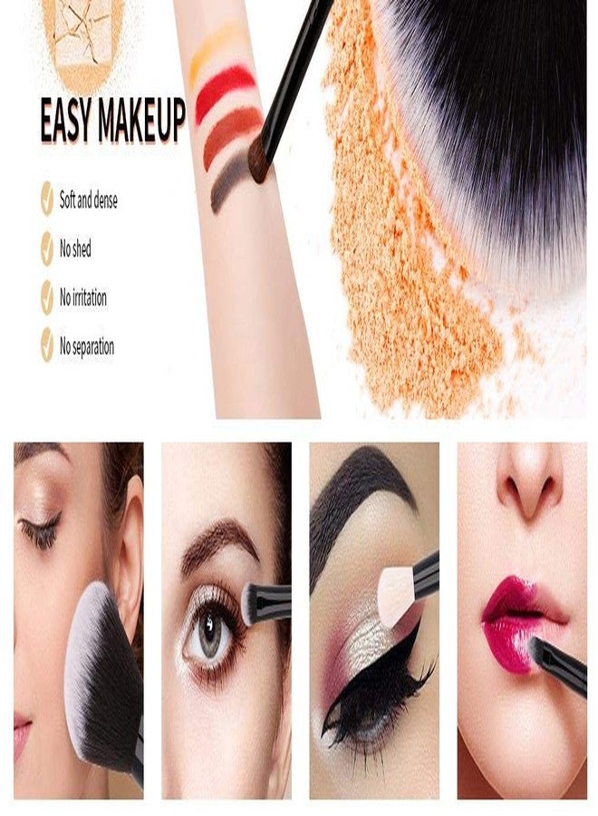 Makeup Kit for Women,Premium Soft Makeup Brush Set for Eye Shadow Powder Eyebrow Brush Concealer Brush Set of 5 - Image 5