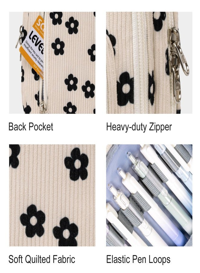 LEDAOU Pencil Case Cute Zipper Pencil Pouch Large Capacity Pencil Bag Organizer School Supplies for Girls Boys Kids - Image 5