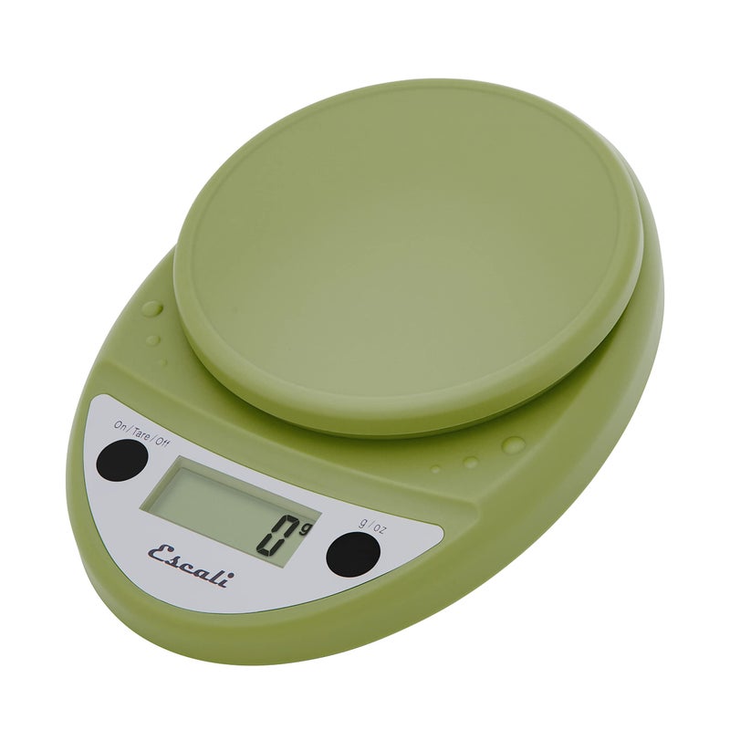 Escali Primo Digital Food Scale Multi-Functional Kitchen Scale and Baking Scale for Precise Weight Measuring and Portion Control, 8.5 x 6 x 1.5 inches, Tarragon Green - Image 1