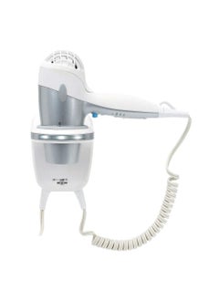 Sunbeam Sunbeam Dual Watt 3 Speed GreenSense Wall Mount Ionic Hair Dryer with Dimmable LED Night Light and Bracket White and Silver 