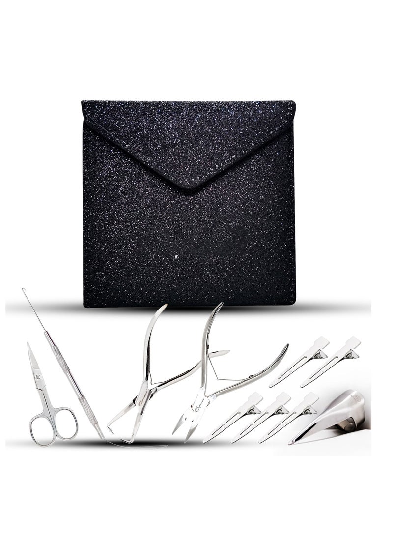 إستيل طقم تطويل الشعر فضي - Image 1