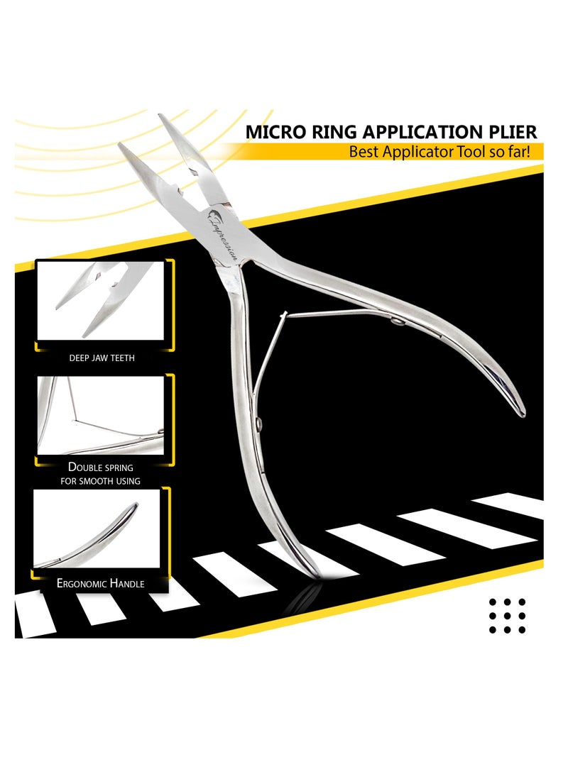 إستيل طقم تطويل الشعر فضي - Image 2