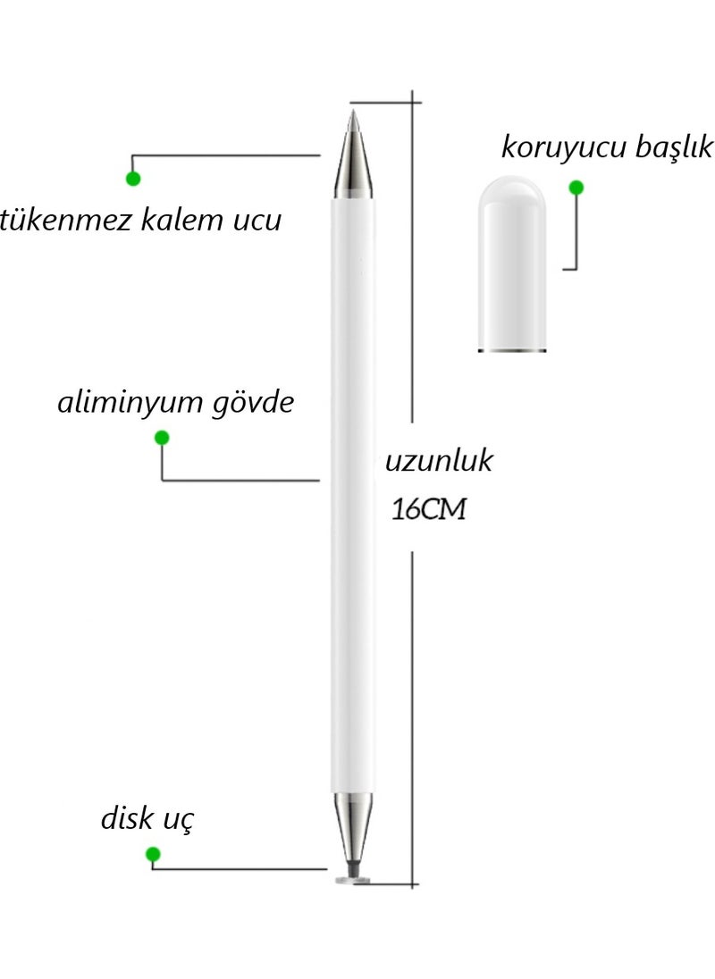 Wowacs Ixtech IX-702 Compatible Touch Pen Passive Stylus 2in1 Tablet Pen Drawing & Writing Pen  - Image 2