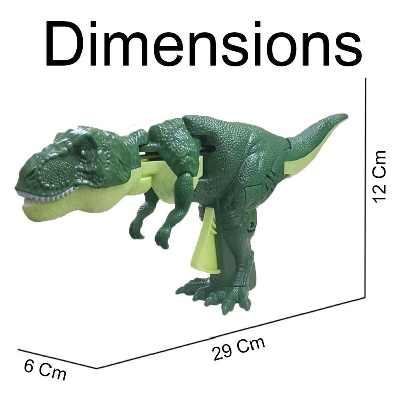 VGRASSP Roaring & Head Swinging Dinosaur Toy for Kids with LED Light in Mouth & Realistic Actions Like - Rotating & Swinging Head and Tail, Movable Joints - Multicolor - Image 3