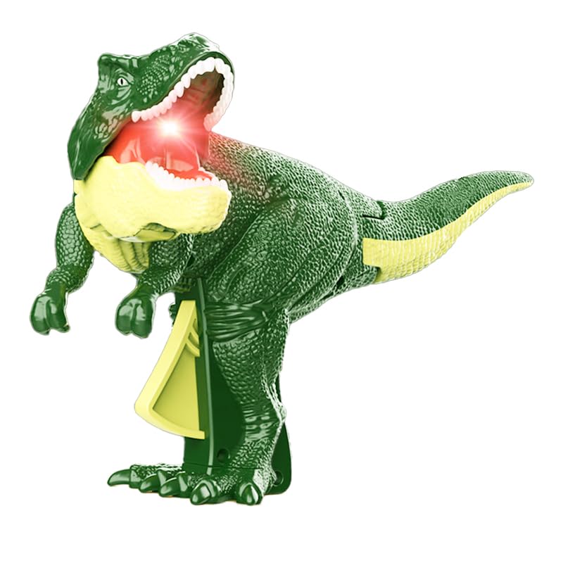 VGRASSP Roaring & Head Swinging Dinosaur Toy for Kids with LED Light in Mouth & Realistic Actions Like - Rotating & Swinging Head and Tail, Movable Joints - Multicolor - Image 1