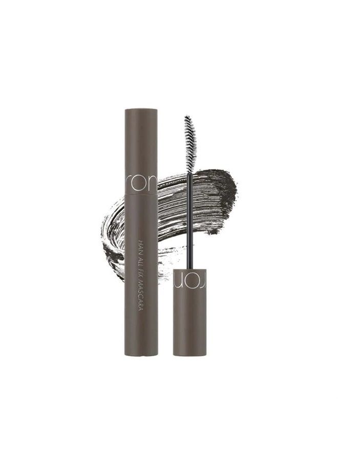 rom&nd HAN ALL FIX MASCARA 03 Long Hazel, Intense Length, Smudge-Proof, Clump-Free, Long-Lasting, Volumizing, Buildable & Lightweight, Instant Volume & Length, No Flaking, Daily Makeup, K-Cosmetics - Image 1