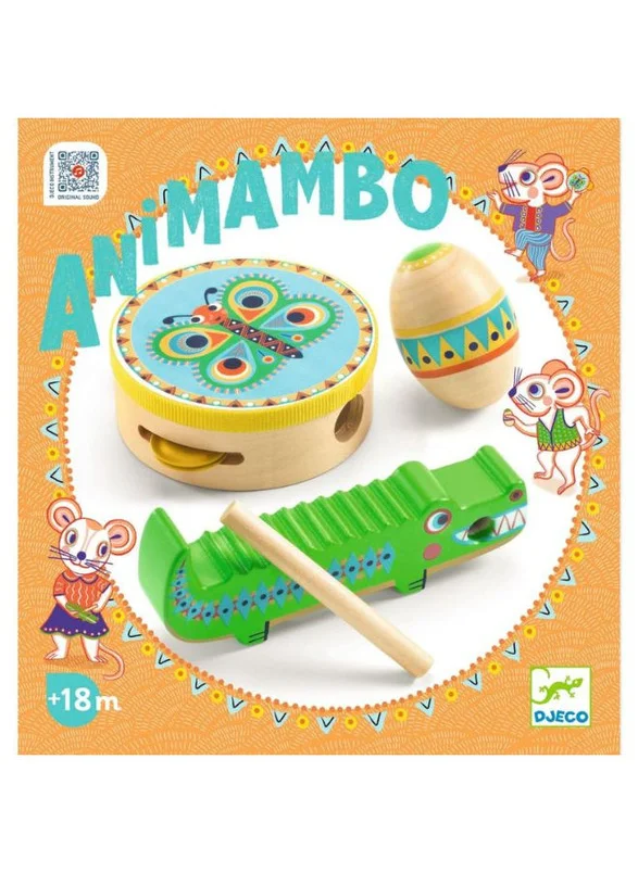 دجيكو Animambo Set Of 3 Percussions