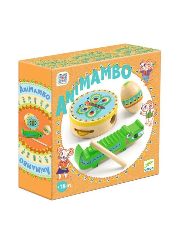 DJECO Animambo Set Of 3 Percussions