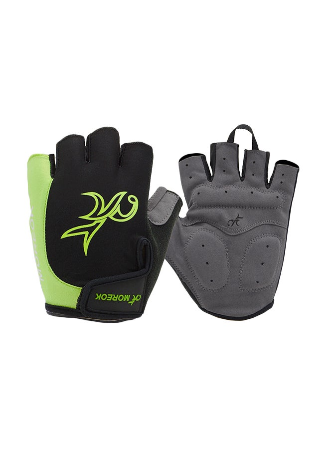 موريوك قفازات ركوب الدراجات بتصميم نصف إصبع من قطعتين - Image 1
