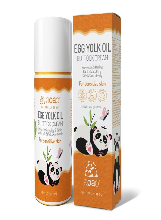AOAO Baby Diaper Rash Cream, for Prevent, Soothe and Treat Breakouts Diaper Rash and Flare-Ups, Instant Soothing Baby Skin Discomfort, Fast Relief for Diaper Rash, Gentle Nappy Rash Ointment, 100ml/3.38oz - Image 1