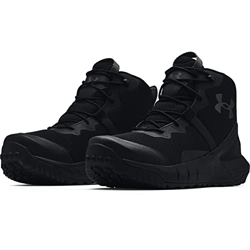 Under Armour mens Micro G Valsetz Mid Military and Tactical Boot, Black (001 Black, 9.5 US - Image 2