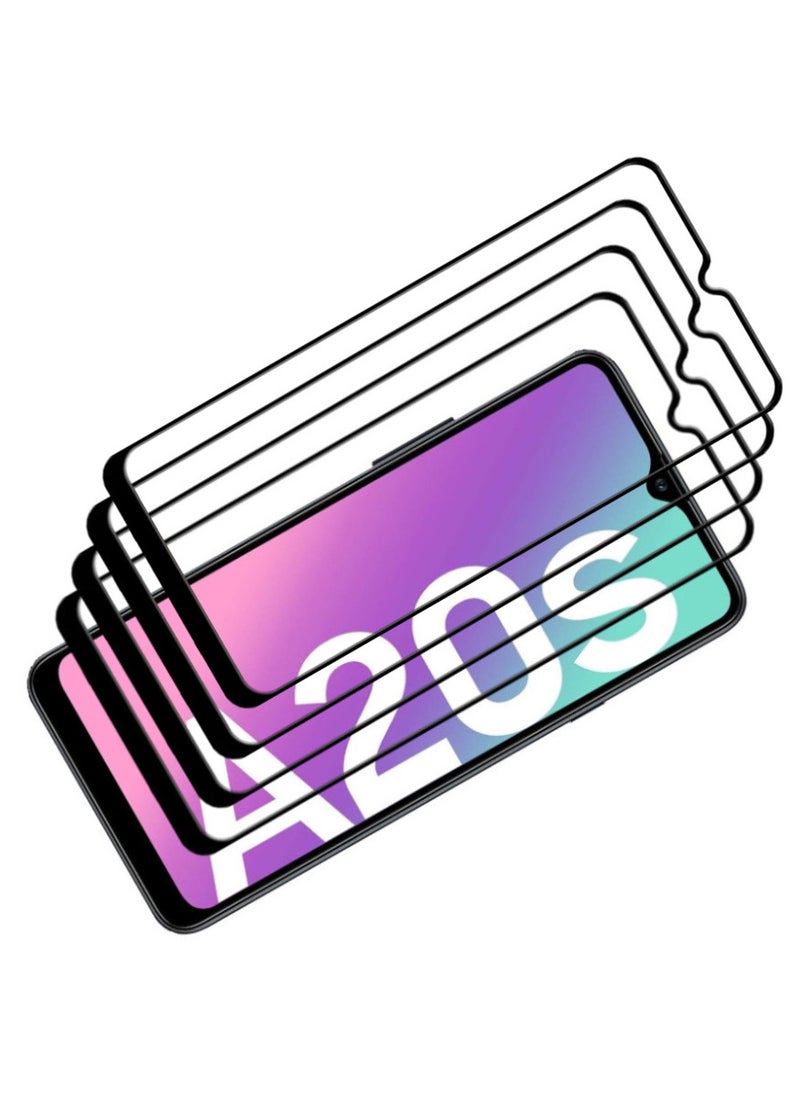 ACLIX 4 Pieces Antistatic ESD Dustproof Premium Quality High Definition Tempered Glass Screen Protector Designed For Samsung Galaxy A20s - Image 1