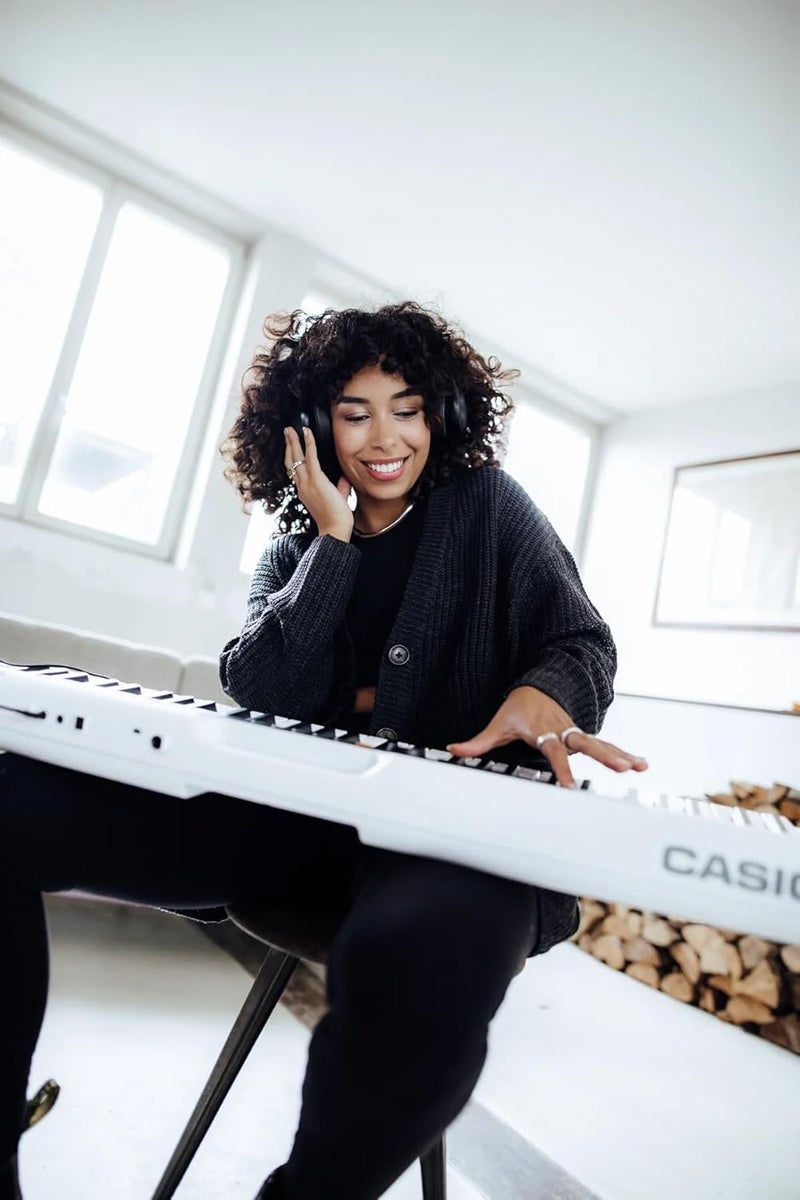 CASIO tone Keyboards,White Color,Beginner,400 Tones 77 Rhythms 61 keys CT-S200WEC2 - Image 5