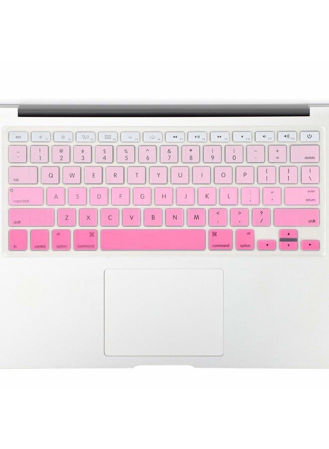 Allinside Pink Ombre Color Keyboard Skin for MacBook Pro 13" 15" 17" (with or without Retina Display) / MacBoook Air 13" - Image 1