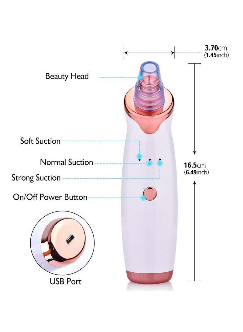Facial Diamond Pore Vacuum – Rechargeable Blackhead & Acne Remover for All Skin Types - Image 2