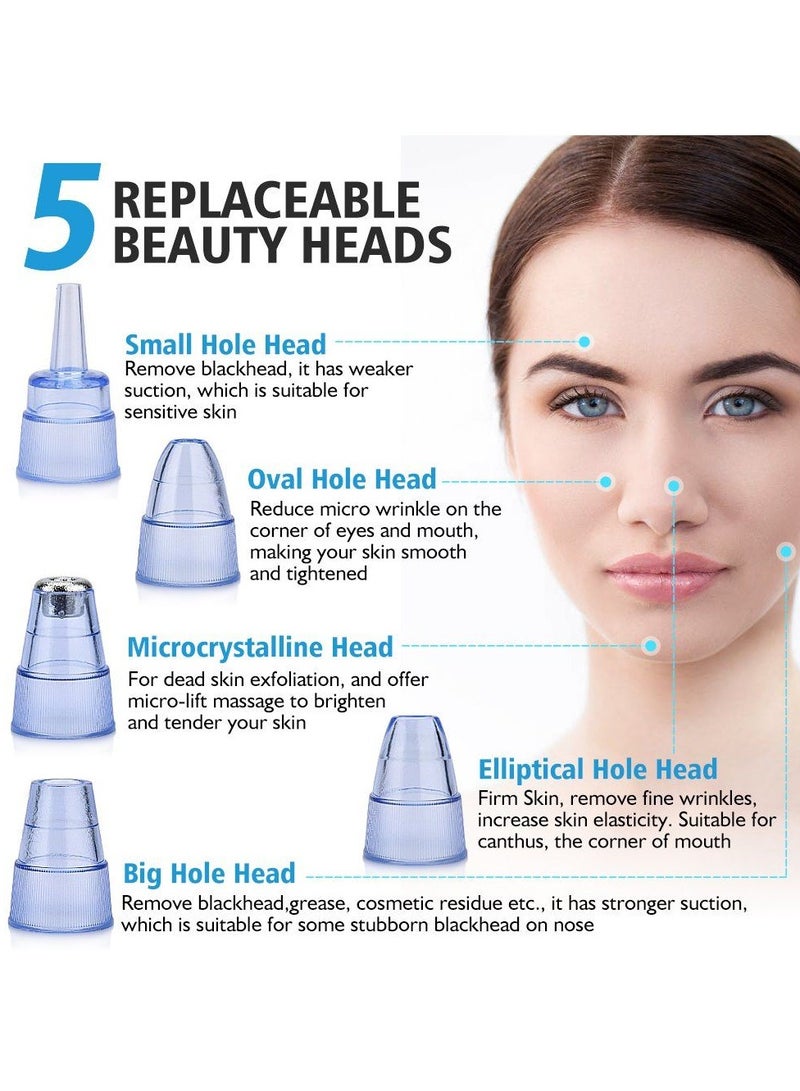 Facial Diamond Pore Vacuum – Rechargeable Blackhead & Acne Remover for All Skin Types - Image 3