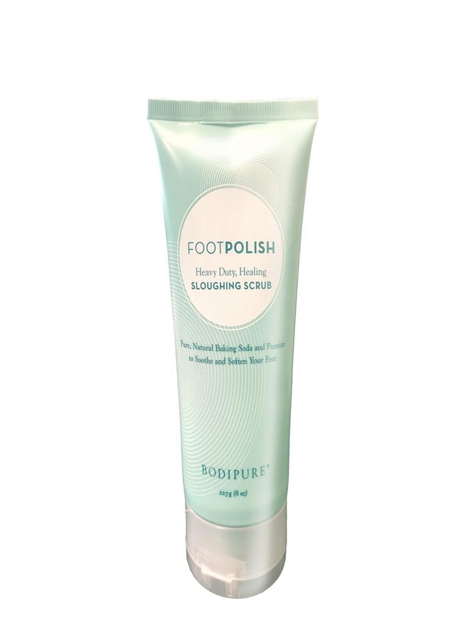 BodiPure Foot Polish with Multipurpose Use - Gently Exfoliating Skin, and Maintaining a Balanced pH Level, foot scrub for pedicure and foot care, 8 Ounce - Image 1