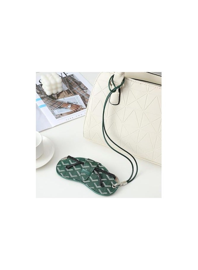Generic Slim Portable Sunglasses Case with Lanyard, Travel Eyeglass Holder for Purses - Image 4