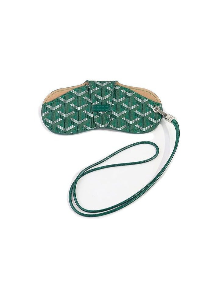 Generic Slim Portable Sunglasses Case with Lanyard, Travel Eyeglass Holder for Purses - Image 1