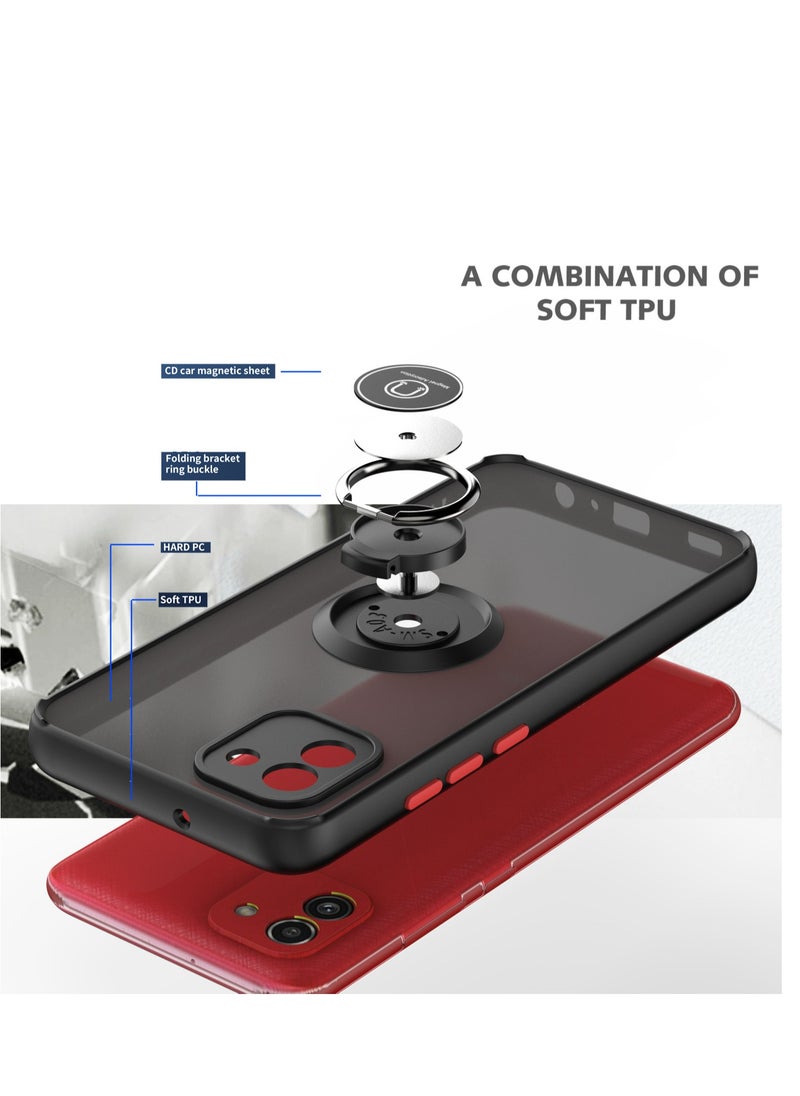 GULFLINK Back Cover Phone Protection Case For Samsung A03 Red  - Image 2