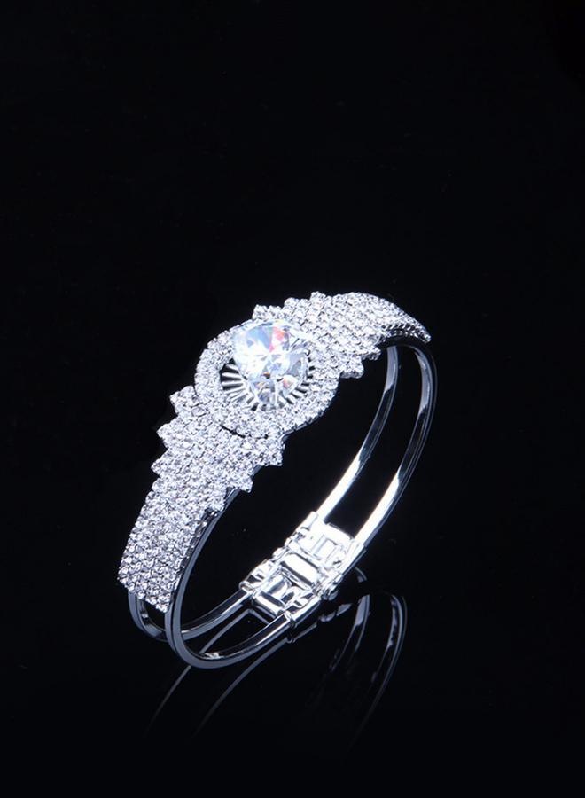 Take Two Rhinestone Inlaid with Embellishment Bracelet - Image 1