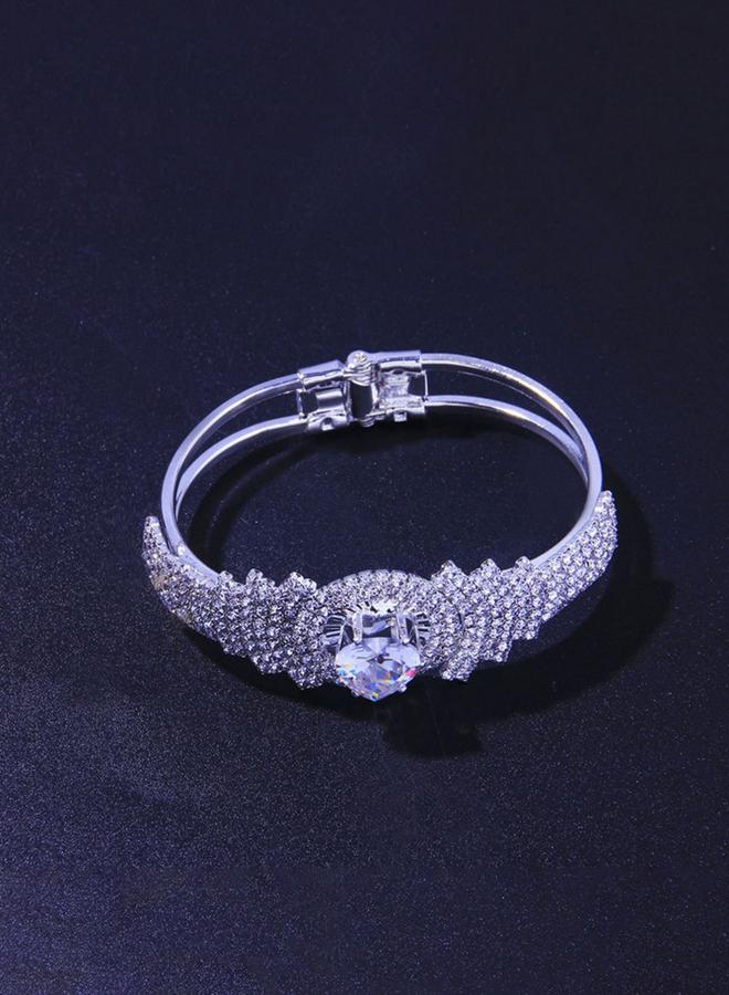Take Two Rhinestone Inlaid with Embellishment Bracelet - Image 4
