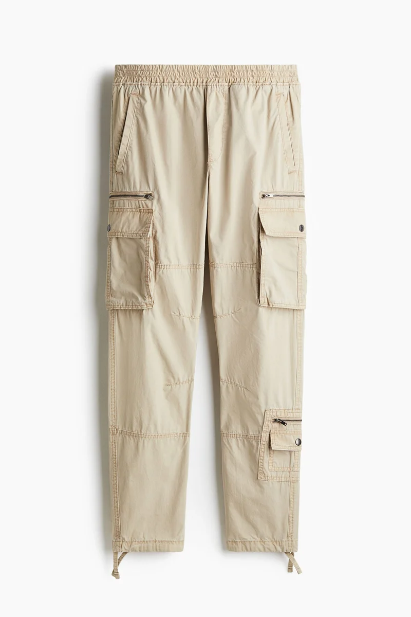 H&M Regular Fit twill cargo trousers