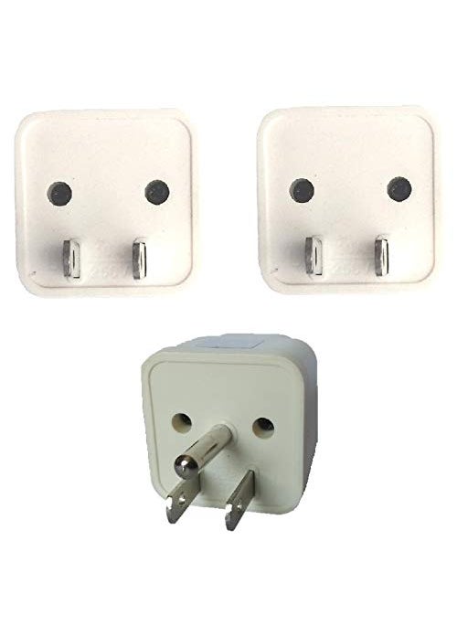 Axtella Axtella Pack of 3 Universal Traveller Conversion Plug 2 Pin and 3 Pin Socket Worldwide Adapter Convert UKUSEUAU Power Adaptor 10 Amp  - Image 1