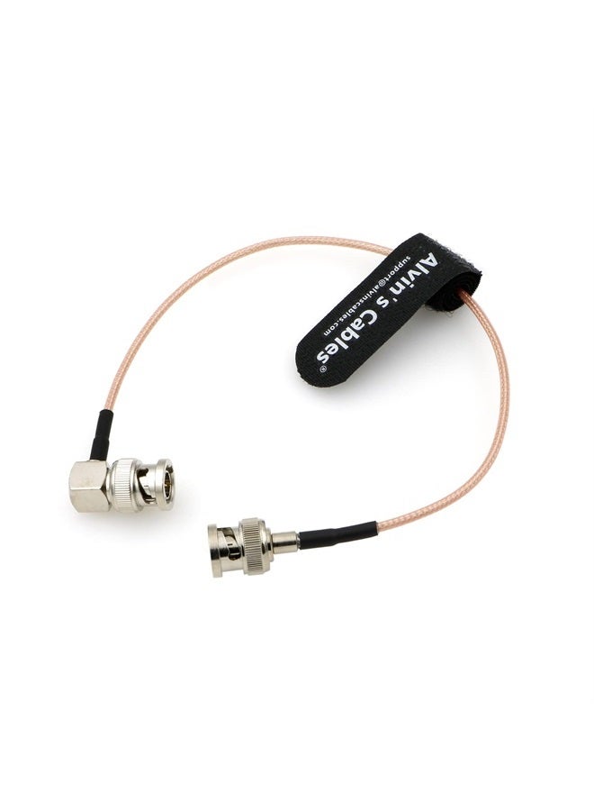 Alvin's Cables HD SDI BNC Coaxial Cable Right Angle to Straight 3G BNC Cable for Cameras Monitor Recorder Video Equipment 30CM|12inches - Image 1