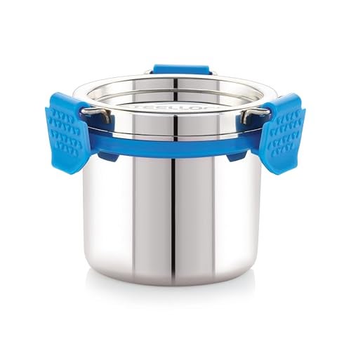 STEELLOCK PRO Stainless Steel Container/Dabba with Steel Lid Airtight for Food Storage, Easy to Carry, Leak Proof and Stackable (SLP-112/200 ML). - Image 2