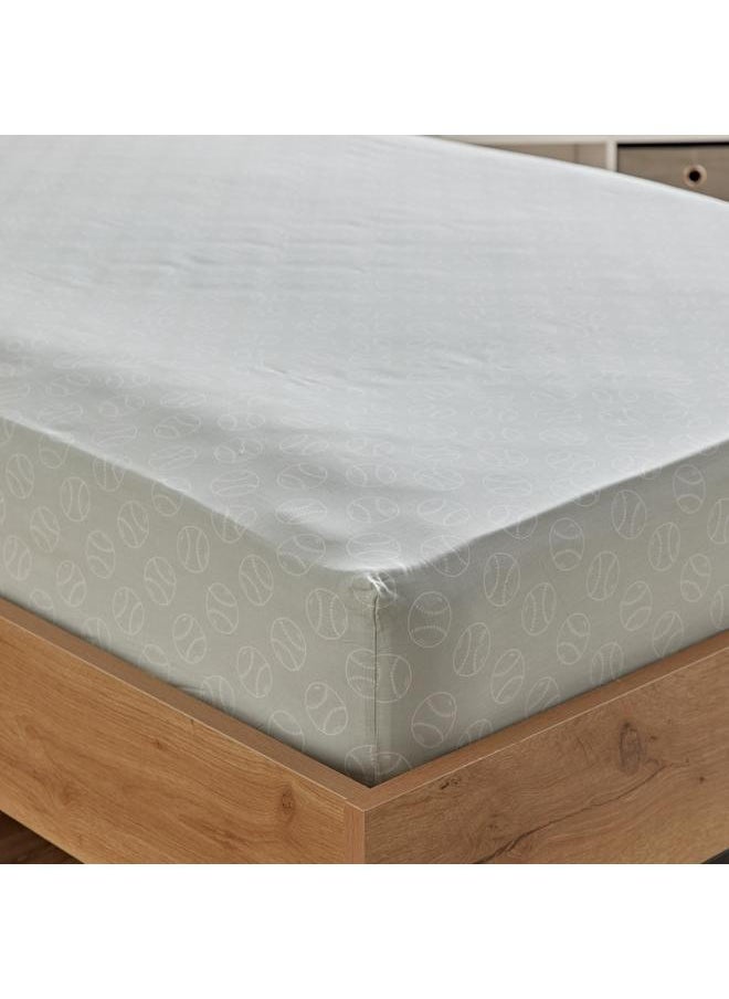 ARCADE Win Win Kapas Cotton Twin Fitted Sheet 120X200 Plus 25 Cm  - Image 4