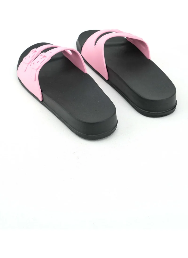 جيزر Summer Women's Double Buckle Wet Floor Slippers