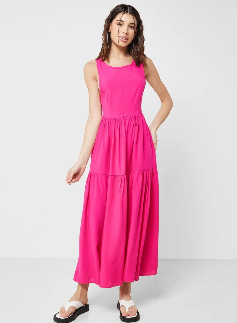 Ginger Tiered Cotton Dress