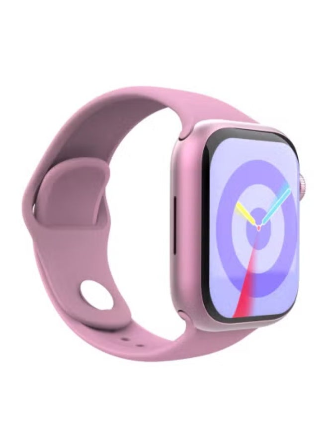 TIGER GS9 Mini Smartwatch – 1.75” AMOLED Always-On Display Fitness Tracker with Raise-to-Wake, 1GB Stor GS9 Mini Smartwatch – 1.75” AMOLED Always-On Display Fitness Tracker with Raise-to-Wake, 1GB Storage, Multi-Sport Modes, Heart Rate & Sleep Monitorinage, Multi-Sport Modes, Heart Rate & Sleep Monitoring – Stylish Smart Watch for Men & Women – Pink – 15-Month Warranty - Image 2