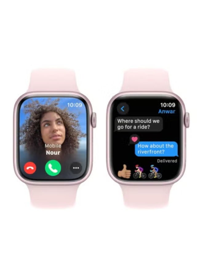 TIGER GS9 Mini Smartwatch – 1.75” AMOLED Always-On Display Fitness Tracker with Raise-to-Wake, 1GB Stor GS9 Mini Smartwatch – 1.75” AMOLED Always-On Display Fitness Tracker with Raise-to-Wake, 1GB Storage, Multi-Sport Modes, Heart Rate & Sleep Monitorinage, Multi-Sport Modes, Heart Rate & Sleep Monitoring – Stylish Smart Watch for Men & Women – Pink – 15-Month Warranty - Image 4